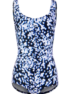 Women's Island Batik One-Piece Shirred Swimsuit