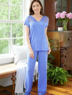 Women's Lace Knit Pajamas