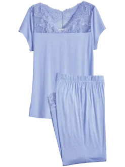 Women's Lace Knit Pajamas