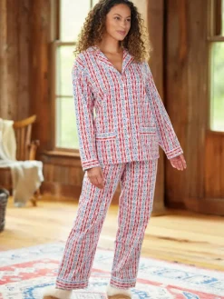 Women's Lanz Tyrolean Flannel Pajama Set