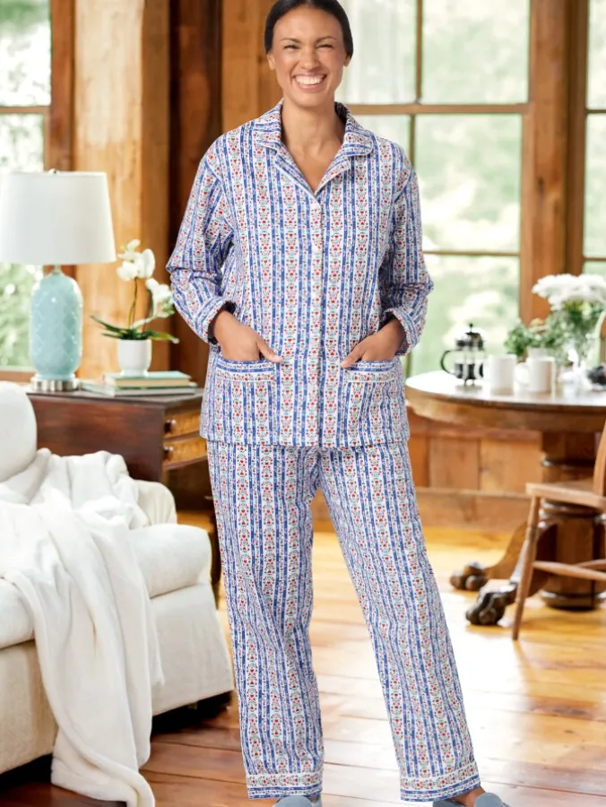 Women's Lanz Tyrolean Flannel Pajama Set