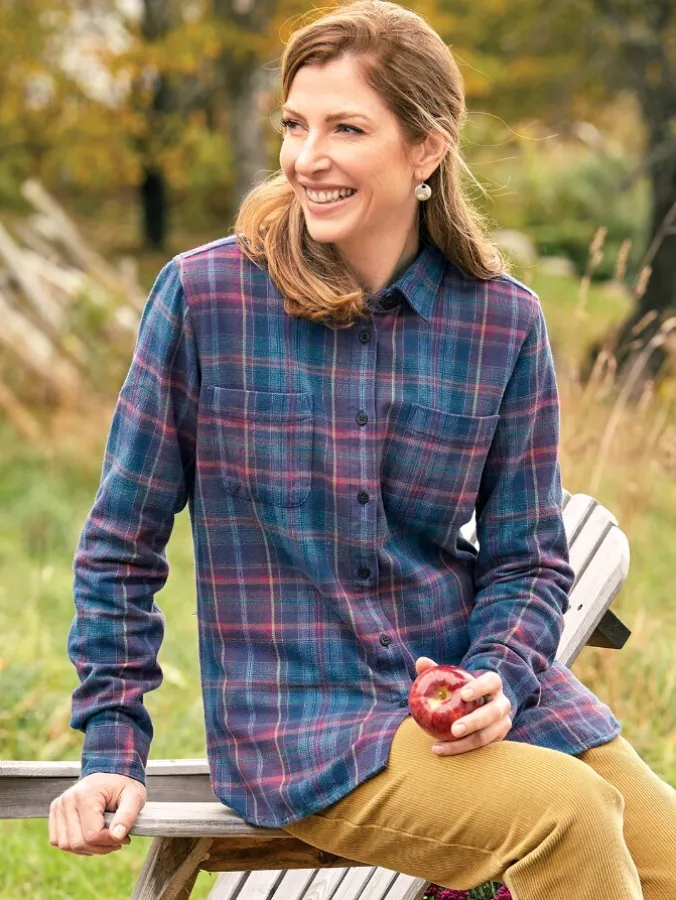 Women's Lightweight Flannel Shirt