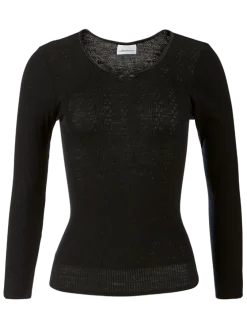 Women's Merino Wool Thermal Long Underwear Top
