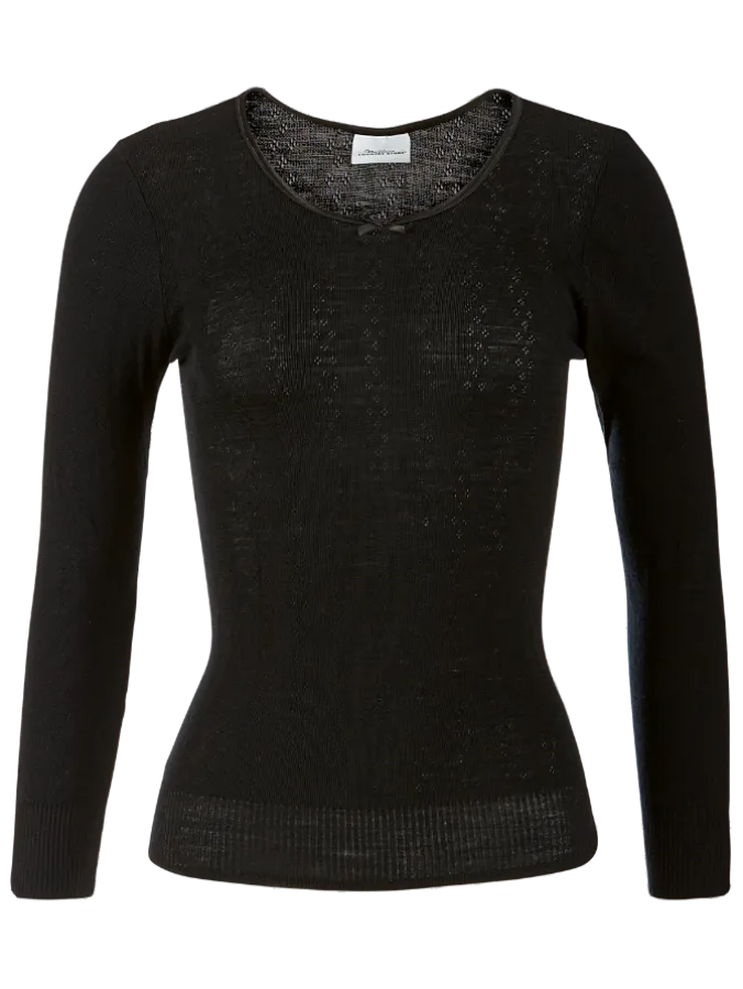 Women's Merino Wool Thermal Long Underwear Top