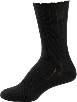 Women's Mid-Calf Ruffle-Edge Dress Socks, 3 Pairs