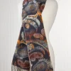 Women's Paisley Print Long Scarf