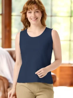 Women's Patriotic Cotton Layering Tank Top