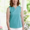 Women's Pigment-Dyed Jersey Tank Top