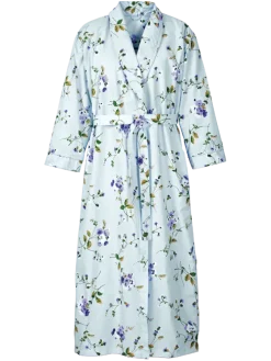 Women's Portuguese Cotton Percale Wrap Robe