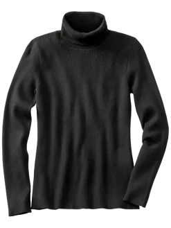 Women's Rib-Knit Turtleneck Sweater