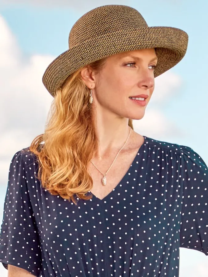 Women's Roll-Up-Brim Sun Hat