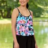 Women's Seaside Garden Swim Romper Bathing Suit