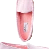 Women's Seersucker Moccasins