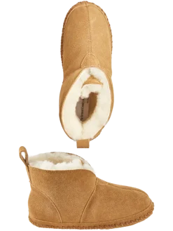 Women's Sheepskin Soft-Bottom Booties