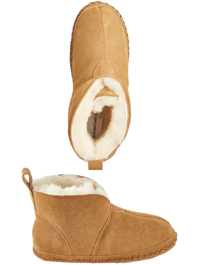 Women's Sheepskin Soft-Bottom Booties