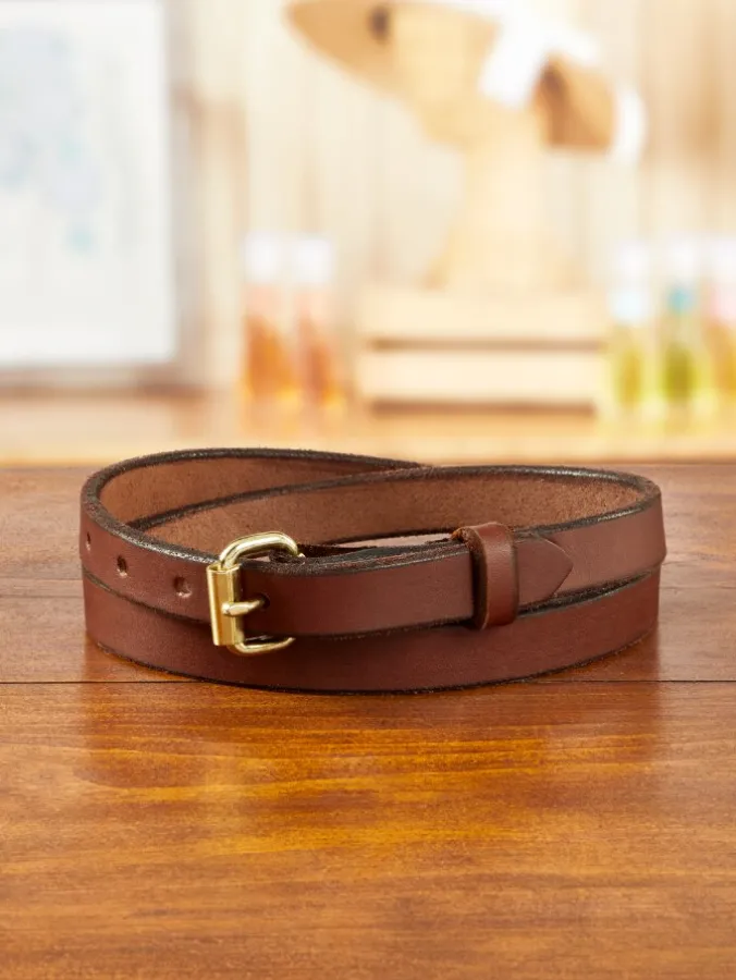 Women's Slender Leather Belt