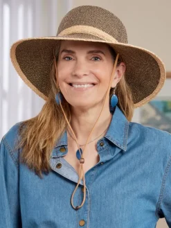 Women's Summer Breeze Woven Sun Hat