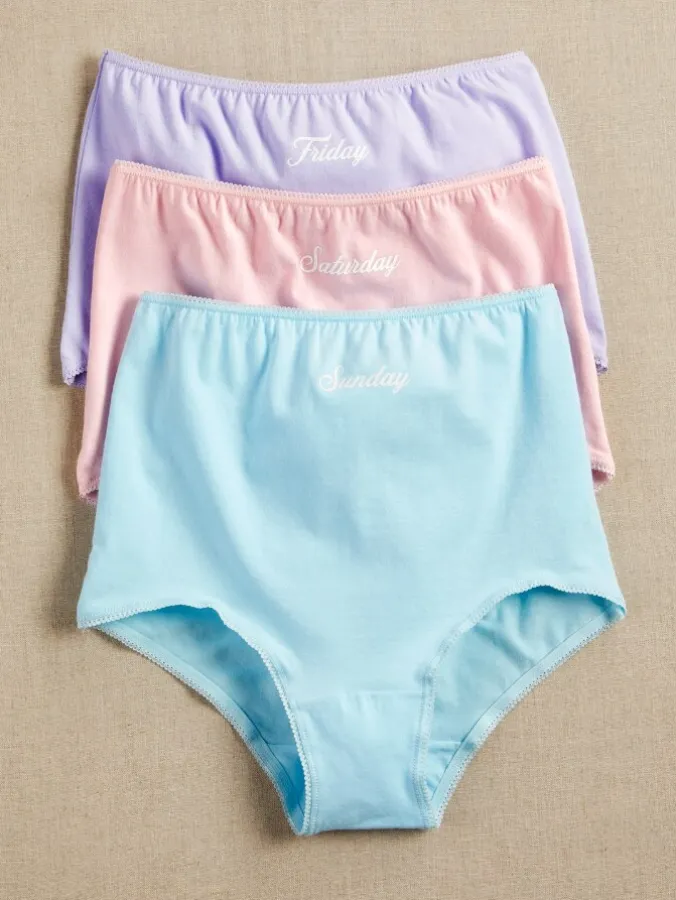 Women's Three-Day Weekend Cotton Brief Gift Set