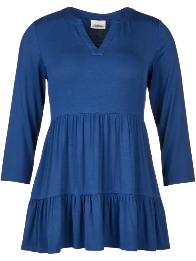 Women's Tiered Knit Tunic Top