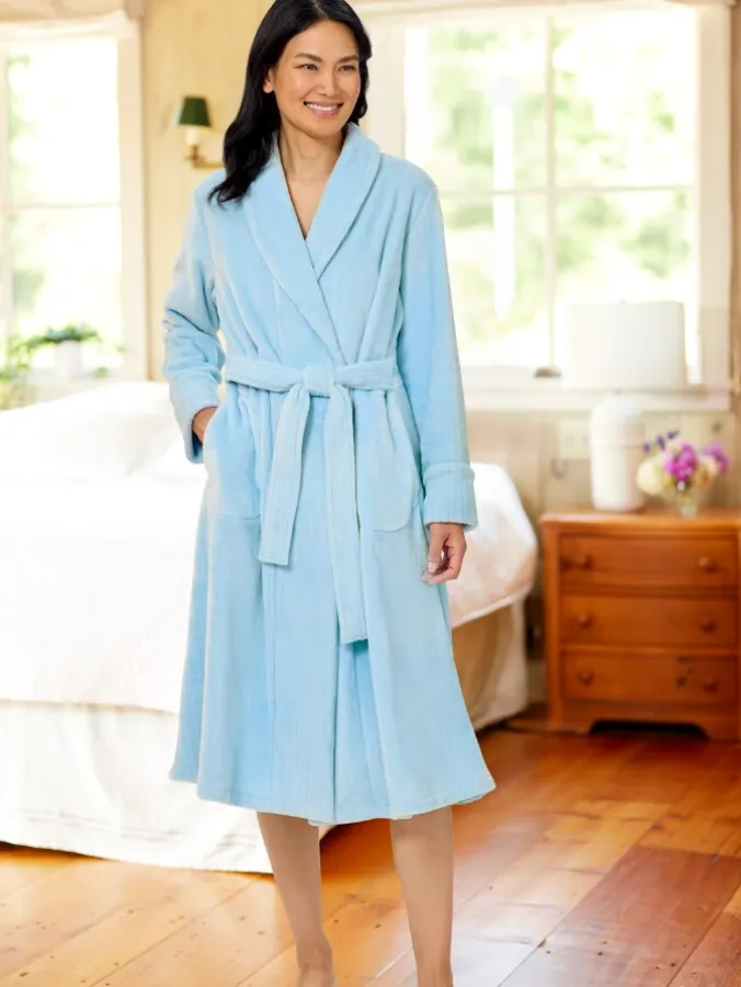 Women's Ultra-Plush Fleece Wrap Robe