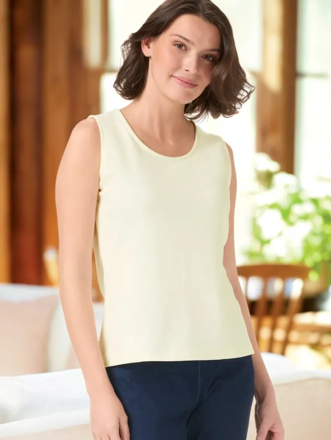 Women's USA Cotton Layering Tank Top