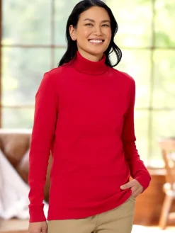 Women's USA Cotton Turtleneck