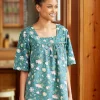 Women's Vintage Floral Muumuu Top