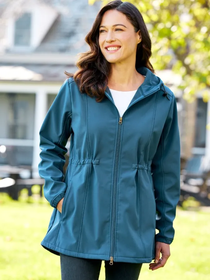 Women's Weston Fleece-Lined Soft-Shell Rain Jacket