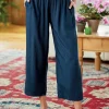 Women's Wide-Leg Crop Pants