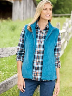 Women's Wide-Wale Corduroy Vest