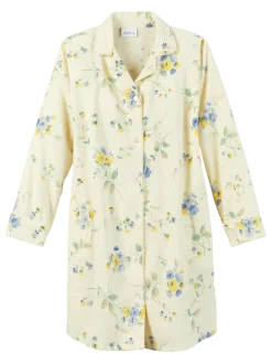 Women's Wildflower Portuguese Cotton Flannel Nightshirt