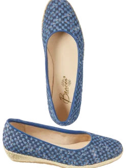Women's Woven Denim Espadrille