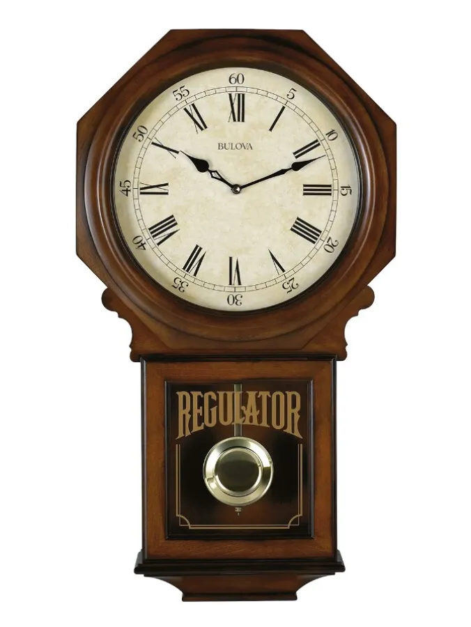 Woodbridge Triple-Chime Pendulum Wall Clock
