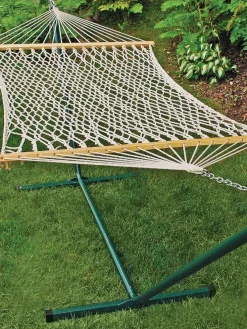Woven Cotton Rope Hammock