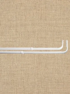 Wrap Around Adjustable Curtain Rod Set, 3/4 Inch